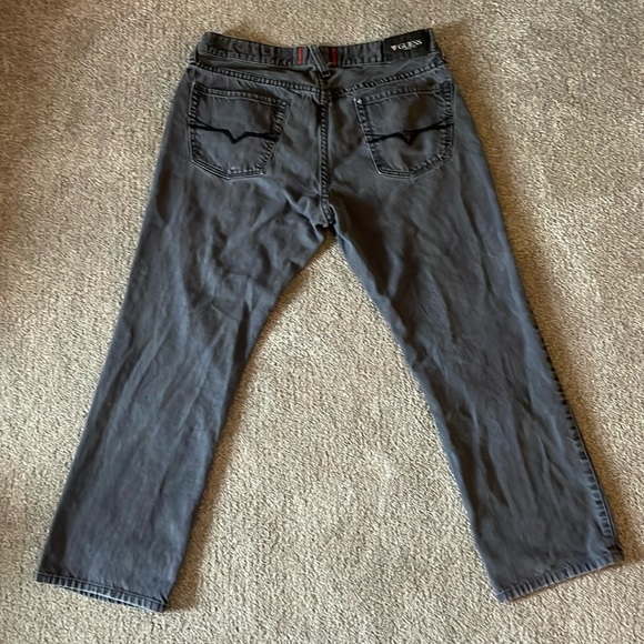 Slim straight guess jeans grey washed look - Picture 2 of 5